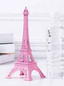 1 bức tượng trang trí tháp Eiffel màu hồng với vật liệu kim loại tông vàng cho bữa tiệc theo chủ đề tháp Eiffel ở Paris làm quà tặng tốt nhất - Hồng - Xem 6
