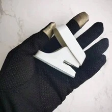 迷你手提蘑菇造型1孔打孔機,diy裝訂書籍,製作書籍、筆記本和日記 - 藍白色 - 查看 5