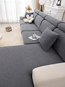 1pc Black Waterproof Sofa Seat Cushion Cover, All-Season Modern Minimalist Sofa Pad, Scratch-Resistant, Anti-Slip, Dust-Proof, Washable Sofa Slipcover, Suitable For Autumn Decor, Room Decor, Back To School, School Supplies - Grey - View 11