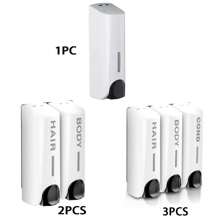 Dozowniki mydła Dozownik mydła Pojedynczy/Podwójny/Potrójny Dozownik mydła 350 ml Dozownik naścienny Prysznic Wanna Dozownik szamponu Pojemnik na mydło w płynie Akcesoria łazienkowe Mydło blatowe Dozowniki do mydła Dozowniki do mydła Dekoracje łazienkowe Dekoracje jesienne Powrót do szkoły - Biały - Zobacz 7