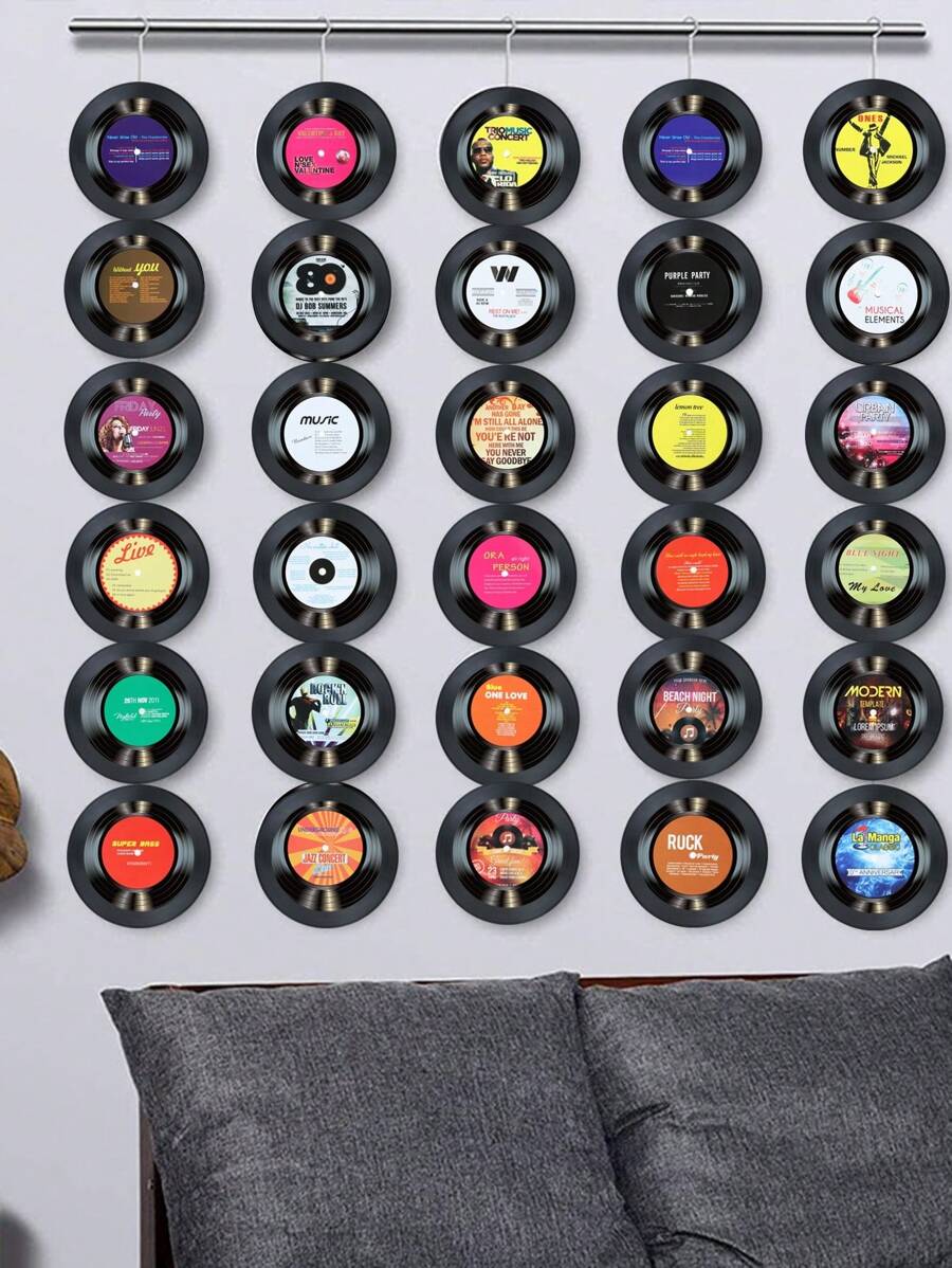 1pcVinyl Record Wall Decor, Wall Hanging Vinyl Record, Record Wall