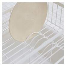 Debao Home 3108 Sink Dish Drainer Rack-Expandable Kitchen Drying Organizer Holder, One Size, White