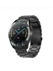 Reloj Inteligente Para Medir La Presión Arterial, La Frecuencia Cardíaca Y Rastrear La Calidad Del Sueño - acero negro - Ver 1