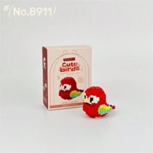 Juguete Creativo De Montaje De Bloques De Construcción Micro Pájaro Animal De Dibujos Animados Diy - Multicolor - Ver 6