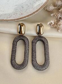 Dangle Earrings - Xám - Xem 2