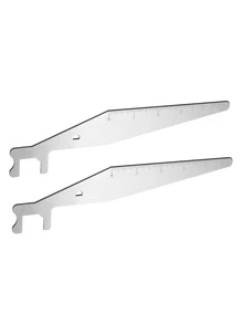 1pc Firefighter Tool, Multifunctional Stainless Steel Pry Bar With Manual Lever For Fire Service - Silver - View 5