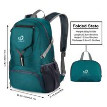 WATERFLY Lightweight Packable Backpack 20L Ultra Light Foldable Travel Hiking Camping Daypack For Man Woman-Green