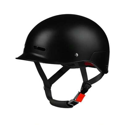 Outdoor Sports Cycling Helmet For Electric Bicycle, 3c Quality Certified Motorbike Helmet, Adjustable Lightweight Half Helmet For Unisex, Summer, Spring, Retro Style Helmet