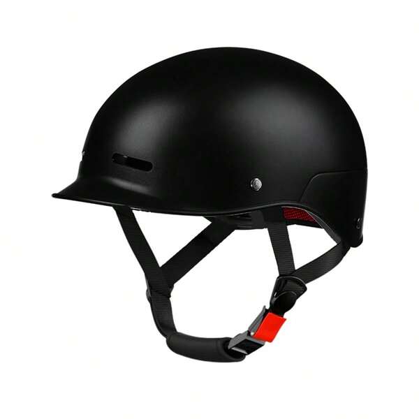 Outdoor Sports Cycling Helmet For Electric Bicycle, 3c Quality Certified Motorbike Helmet, Adjustable Lightweight Half Helmet For Unisex, Summer, Spring, Retro Style Helmet