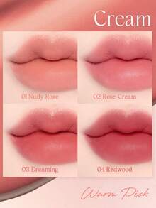 Dasique Cream De Rose Tint #03 Dreaming | 丝绒哑光唇釉，蕴含玫瑰水 | 纯素、零残忍、韩国美妆礼品 - #03 Dreaming - 查看 2