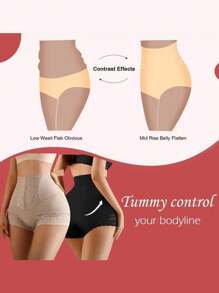 Sport & Outdoor 1 Stück Damen Spitzensportwäsche, nahtlose Bauchkontrollhose mit hoher Taille, After-Baby-Po-Lifting-Panties, sexy floral verzierte bauchschlankende Leggings Fitnesszubehör