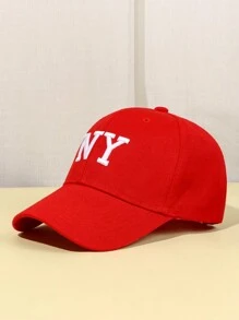 1 pezzo Cappellino da baseball casual da esterno unisex con ricamo alfabeto Y2k, protezione solare con retro in rete regolabile, perfetto per festival musicali e abbigliamento quotidiano street