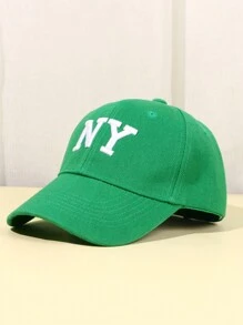 1 pezzo Cappellino da baseball casual da esterno unisex con ricamo alfabeto Y2k, protezione solare con retro in rete regolabile, perfetto per festival musicali e abbigliamento quotidiano street
