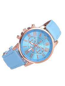 Geneva Watches Wholesale Fashion Women Men Casual Guarantee - Blue - View 2