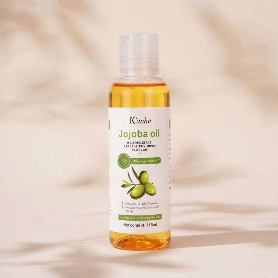 Kanho Jojoba Oil Carrier Oil Natural Organic Body Oil Moisterizing Skincare Oil Cold Pressed