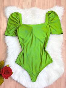 Women Bodysuits - Olive Green - View 2