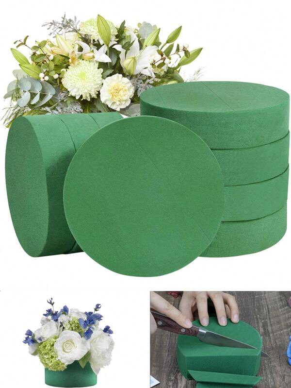 10/6/3/1pc Floral Foam Blocks,Fresh And Artificial Flowers Foam Brick,Green Wet Dry Flower Foam Plant Foam For Fresh & Artificial Flower Arrangements DIY Craft,Wedding Decor,Gardening Projects,Table Center Decoration.