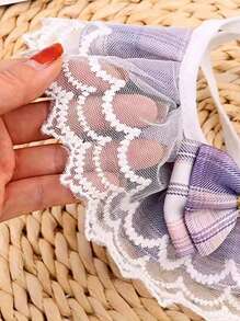 宠物用品 - 公主主题围巾/围兜配件、领结、蕾丝领子、猫用围兜 - 彩色 - 查看 7