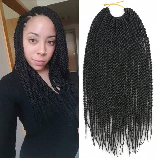 14 Inch Synthetic Crochet Braiding Hair Senegalese Twist 30Strands/Pack Crotchet Braids Hand Made Twist Braids