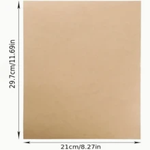 50pcs Drawing Sketch Paper For Tracing, Sketching, Printing, Copying, Printing With A4 Size - Wood Color - View 1