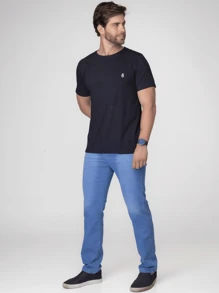 Camisa Preta Básica Premium Masculina Lisa 100% Algodão Ótima Qualidade Ou Kit HEYJU Camisetas de Qualidade: Sinta o Conforto, Vista o Estilo Slim Fit