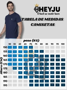 Camisa Preta Básica Premium Masculina Lisa 100% Algodão Ótima Qualidade Ou Kit HEYJU Camisetas de Qualidade: Sinta o Conforto, Vista o Estilo Slim Fit