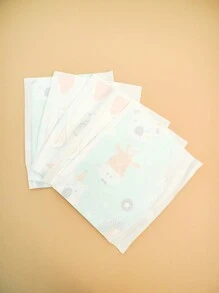 10入/30入/60入/100入一次性圍兜和吸水巾,防水嬰兒餐飲工具 - 動物王國 - 查看 5