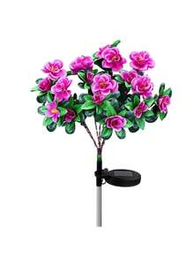 1pc Solar Garden Light, Llawn Light, Solar Flower Light, 42LED Color Light, Waterproof Outdoor Decoration(Christmas Decorations) - Purple - View 11