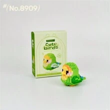 Juguete Creativo De Montaje De Bloques De Construcción Micro Pájaro Animal De Dibujos Animados Diy - Multicolor - Ver 5