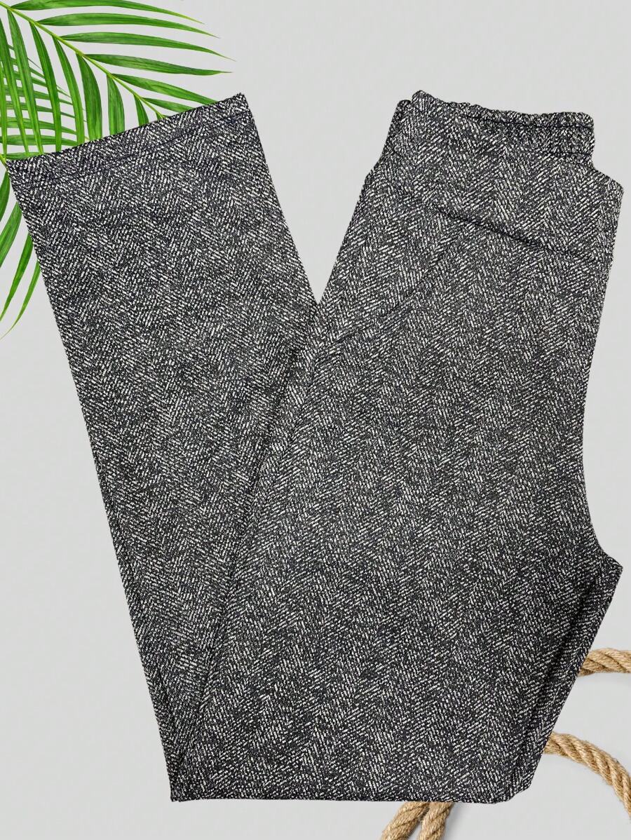 Plus Size Pants - Màu xanh hải quân - Xem 1