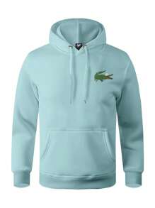 Men Hoodies - 淺藍色 - 查看 1