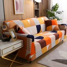 1 Stück Elastische Sofa Abdeckung, Polyester-faser Gestrickte Milch Seide Vier Jahreszeiten Universal Sofa Schonbezug