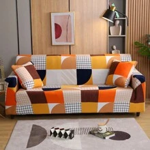 1 Stück Elastische Sofa Abdeckung, Polyester-faser Gestrickte Milch Seide Vier Jahreszeiten Universal Sofa Schonbezug