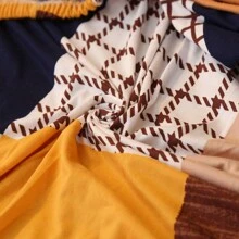 1 Stück Elastische Sofa Abdeckung, Polyester-faser Gestrickte Milch Seide Vier Jahreszeiten Universal Sofa Schonbezug