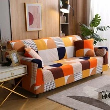 1 Stück Elastische Sofa Abdeckung, Polyester-faser Gestrickte Milch Seide Vier Jahreszeiten Universal Sofa Schonbezug