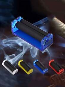 1 Peça, Máquina de Enrolar Cigarros, Enrolador de Cigarros para Papéis de Enrolar de 7 cm, 8 cm, 11 cm, Máquina de Enrolar Portátil de Plástico, Máquina de Enrolar, Acessórios para Fumar - Cor Aleatória, Material Escolar