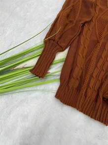 Women Sweaters - Rỉ Nâu - Xem 8