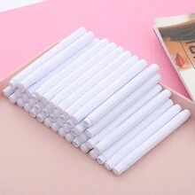 5pcs/Set White Liquid Chalk Marker Led Board Pen, Dust-Free Water-Based Chalkboard Pen For Glass, Ceramic, Leather - White - View 4