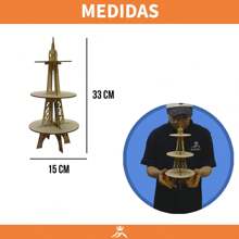 Candy Bar Mesa De Dulces 10 Muebles Mdf Armable Económica - Beis - Ver 2