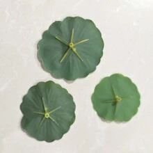 Erlia 30入組小型池塘浮萍，30入組逼真浮萍葉人造浮蓮花石景植物，適用於花園家居裝飾的微型景觀植物，塑料浮萍水生植物葉群裝飾池塘游泳池錦鯉魚庭院水族館母親節送給媽媽的禮物