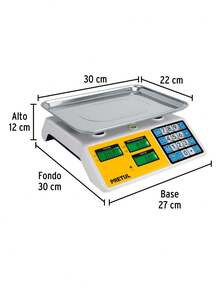Báscula electrónica multifunciones 30 kg, Pretul BASE-30P 27119 - Amarillo - Ver 2