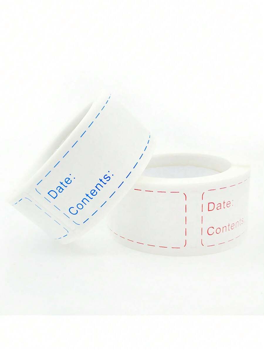 1 Roll Of 3x1 Inch Refrigerator Storage Sticker, Large Size Jar ...