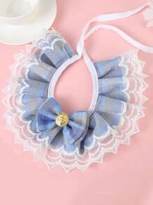 宠物用品 - 公主主题围巾/围兜配件、领结、蕾丝领子、猫用围兜 - 彩色 - 查看 15