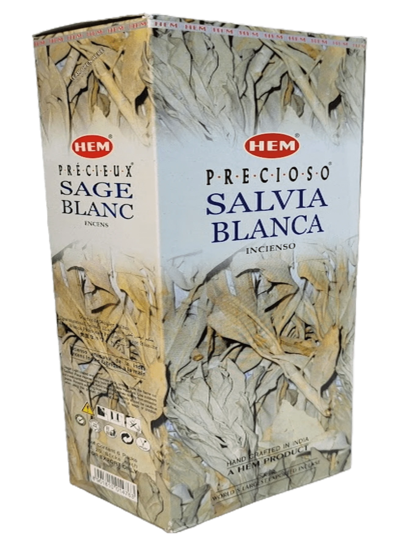 Incienso Hem Salvia Blanca 120 Varitas - Marrón - Ver 1