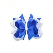 2pcs/Set 5-Inch Fashion Bow Hair Clips, Suitable For Teenagers, Holiday Gift - Multicolor - View 6