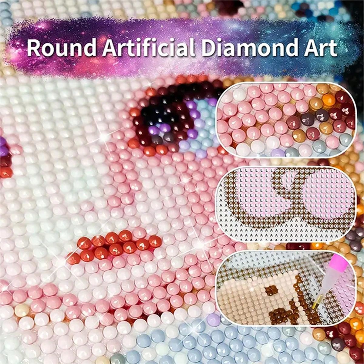 1pc 5d Diy Diamond Painting, Full Diamond Painting With Diamond Art, Press By Number Kit