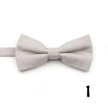 ZONFAZ 1 件男士纯色简约柔软亲肤涤纶预系领带，适合日常和派对穿着男士领带