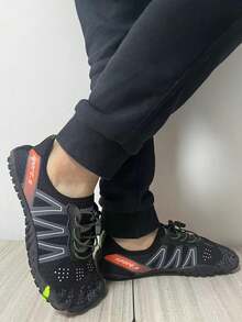 Ngoài trời Nam Và Của phụ nữ Giày nước , Sấy khô nhanh Năm ngón tay bờ biển Giày dép , Không trượt Bơi lội Giày dép , Nước Và Đất Lưỡng cư Câu cá  Giày dép , Ngẫu nhiên Đế Mẫu - màu đen - Xem 3