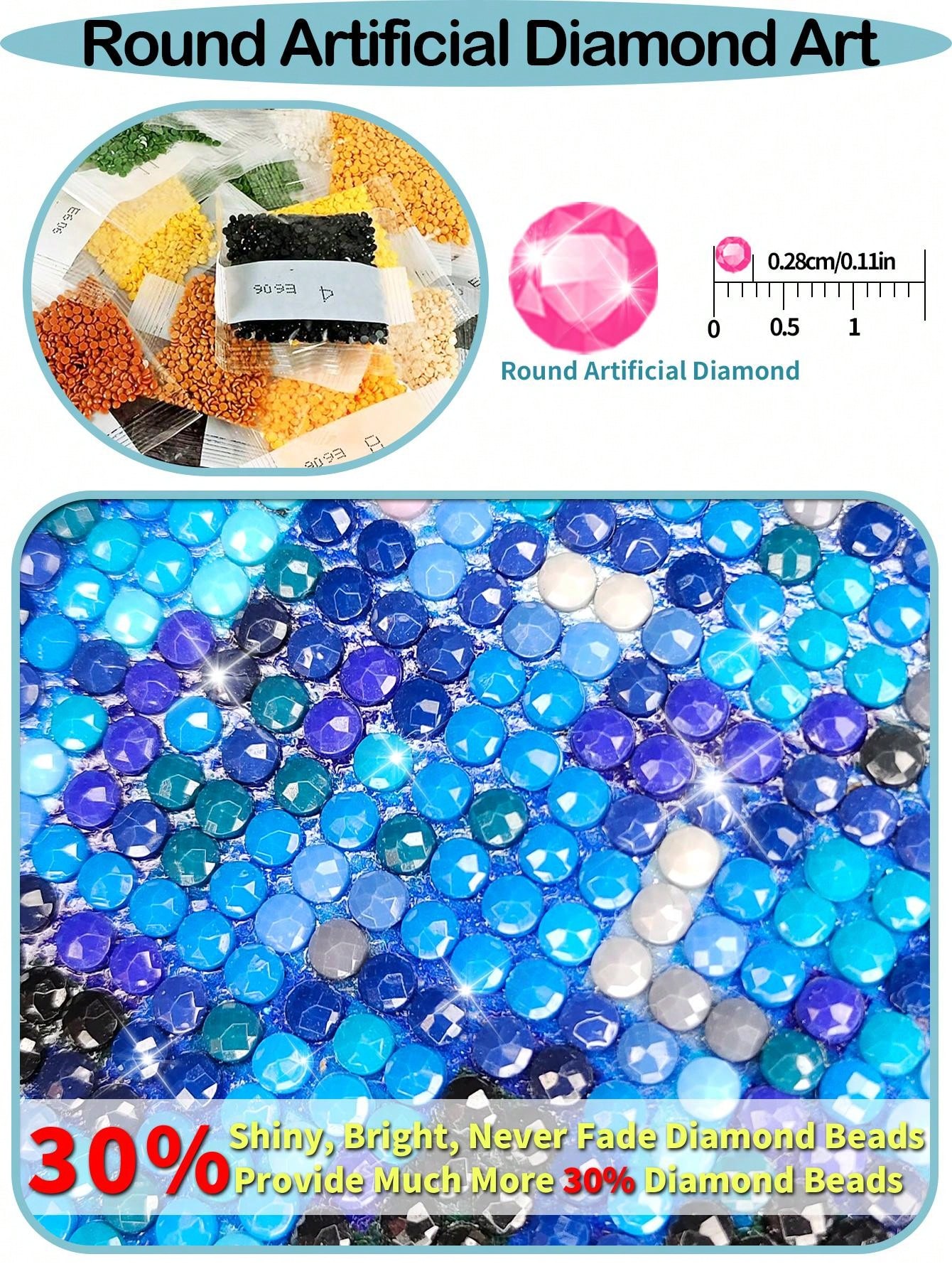 1pc Abstract Painting (27.6x15.7in / 70x40cm) 5d Diy Diamond Painting