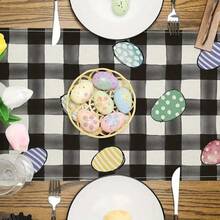 1pc Valentine's Day Table Runner Linen Printed Tablecloth Home Sofa Decoration Party Festive Atmosphere Decoration - Multicolor - View 11